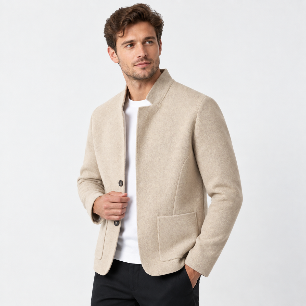Old Ashworth  | Men's Wool Cardigan Sweater for Business Casual & Everyday Wear
