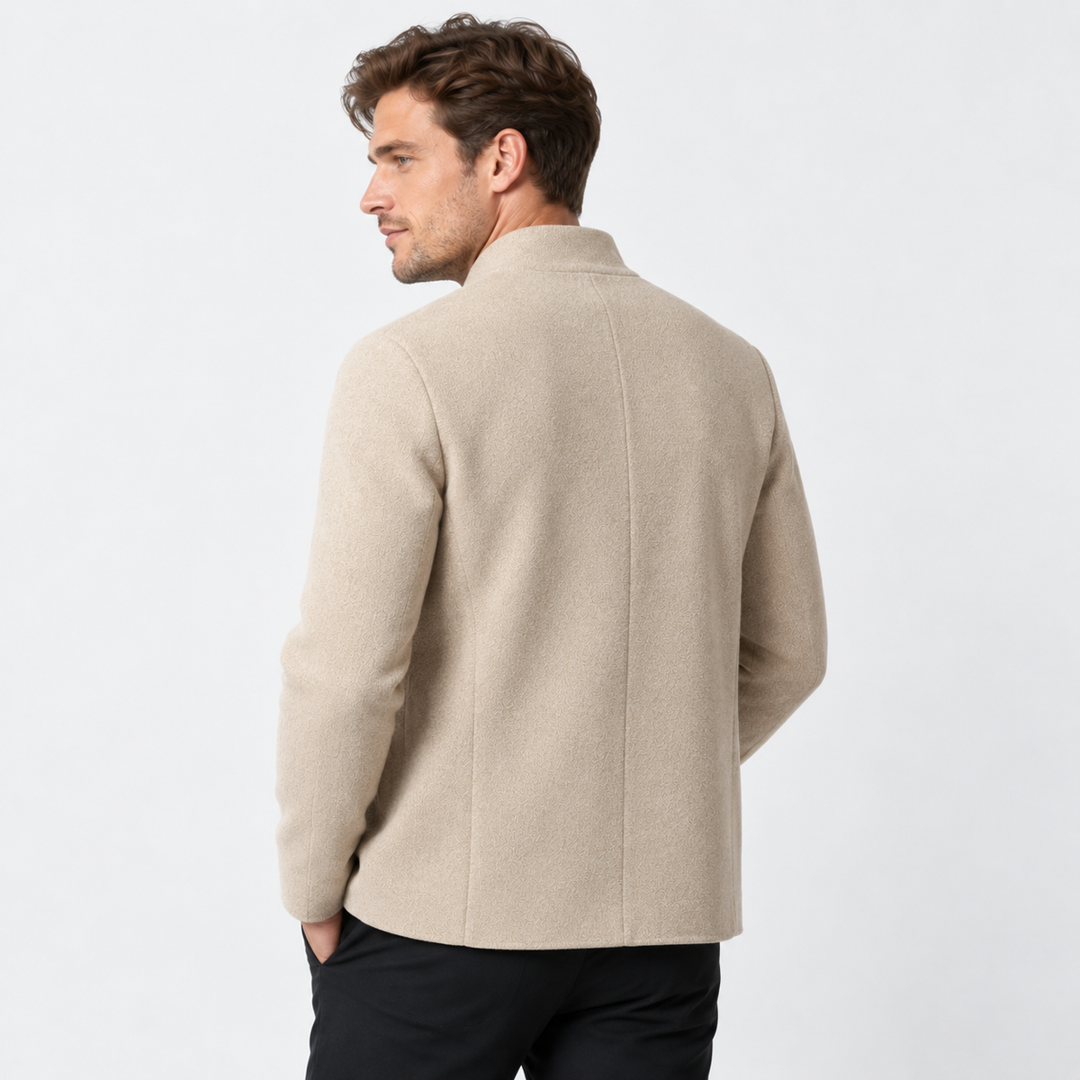 Old Ashworth  | Men's Wool Cardigan Sweater for Business Casual & Everyday Wear