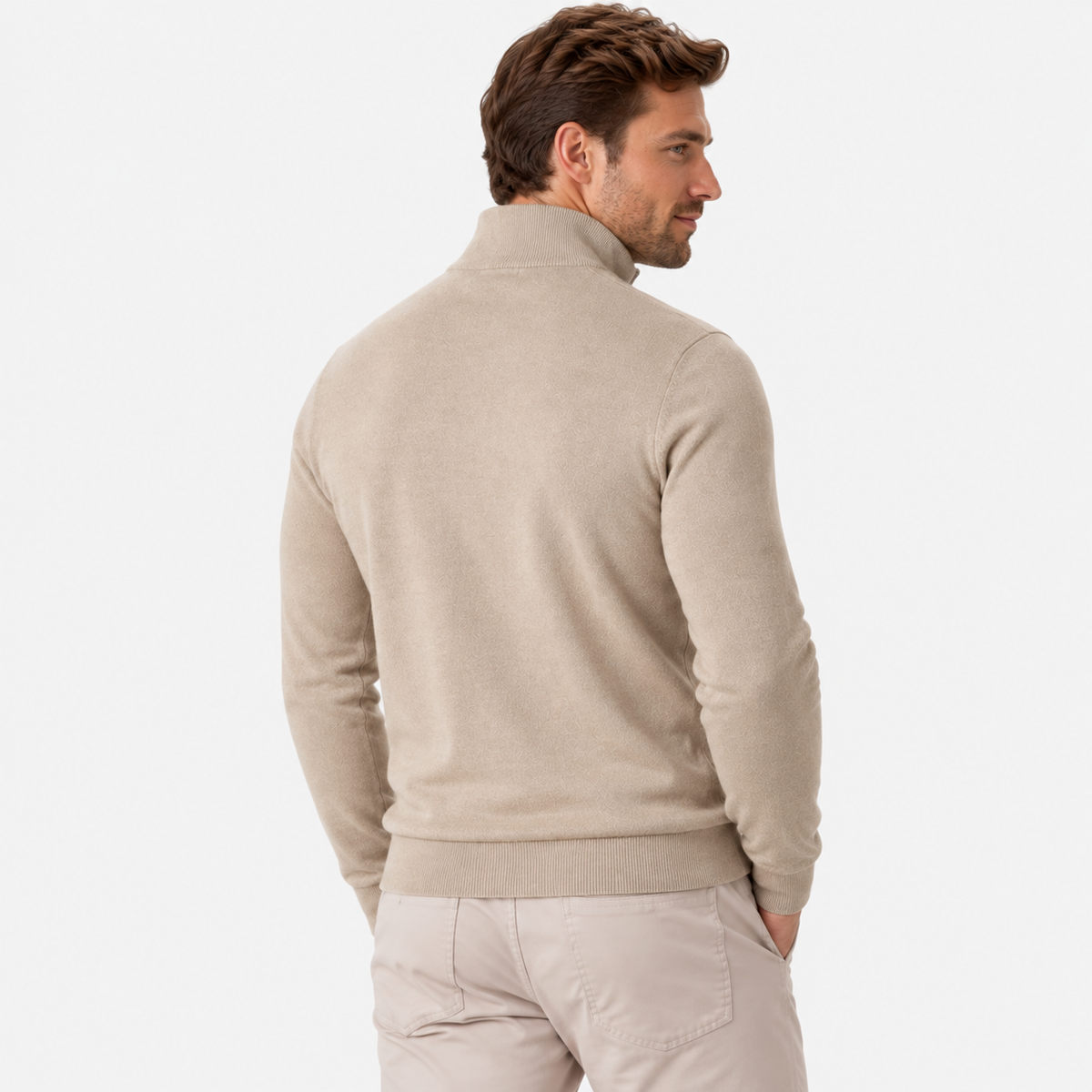 Old Ashworth  | Men's Quarter Zip Sweater for Business Casual & Everyday Wear