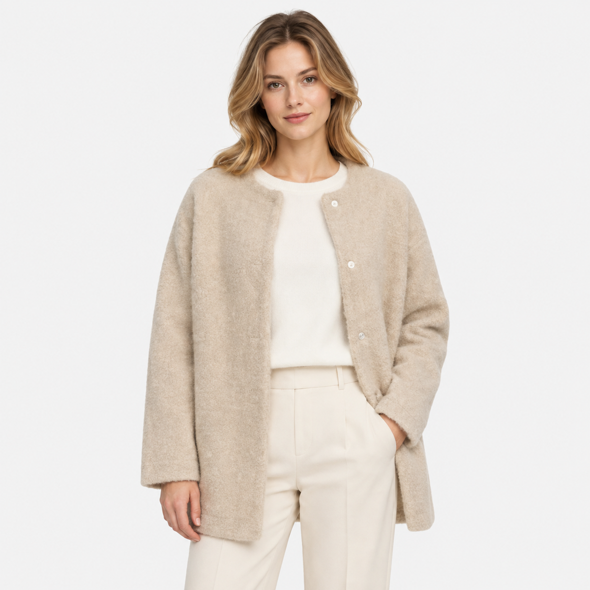 Old Ashworth  | Women's Warm Button Up Knit Cardigan Everyday Layer