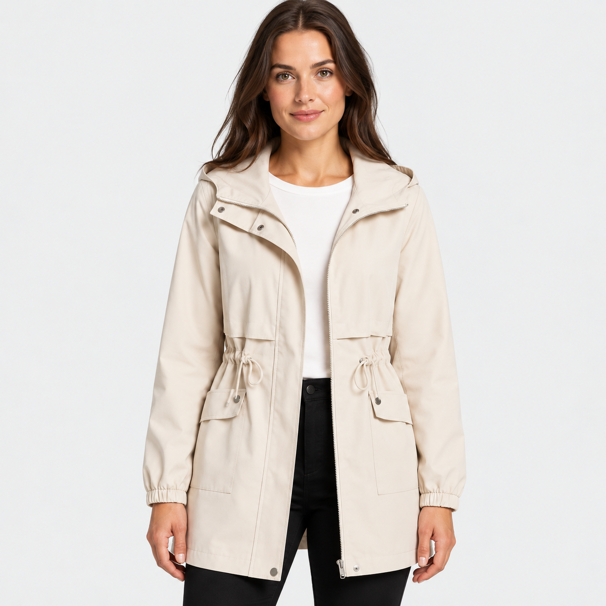 Old Ashworth | Women's Trench Coat – Hooded Weekend Wear