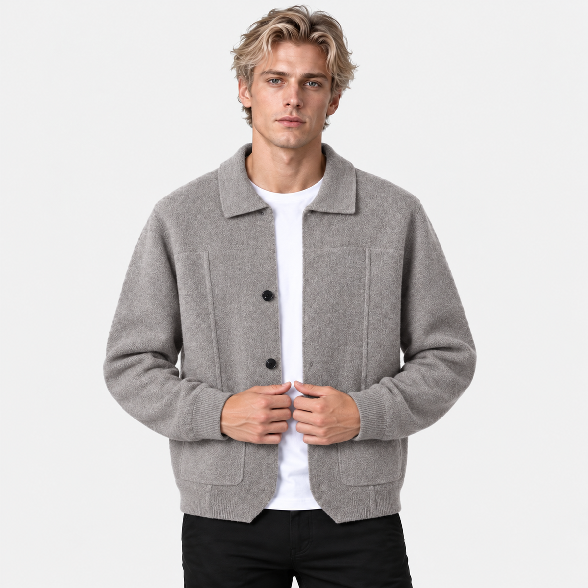 Old Ashworth | Men's Overshirt – Cashmere Everyday Comfort