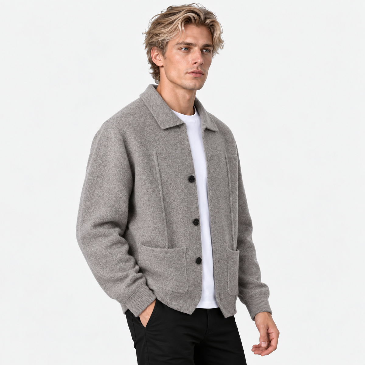 Old Ashworth | Men's Overshirt – Cashmere Everyday Comfort