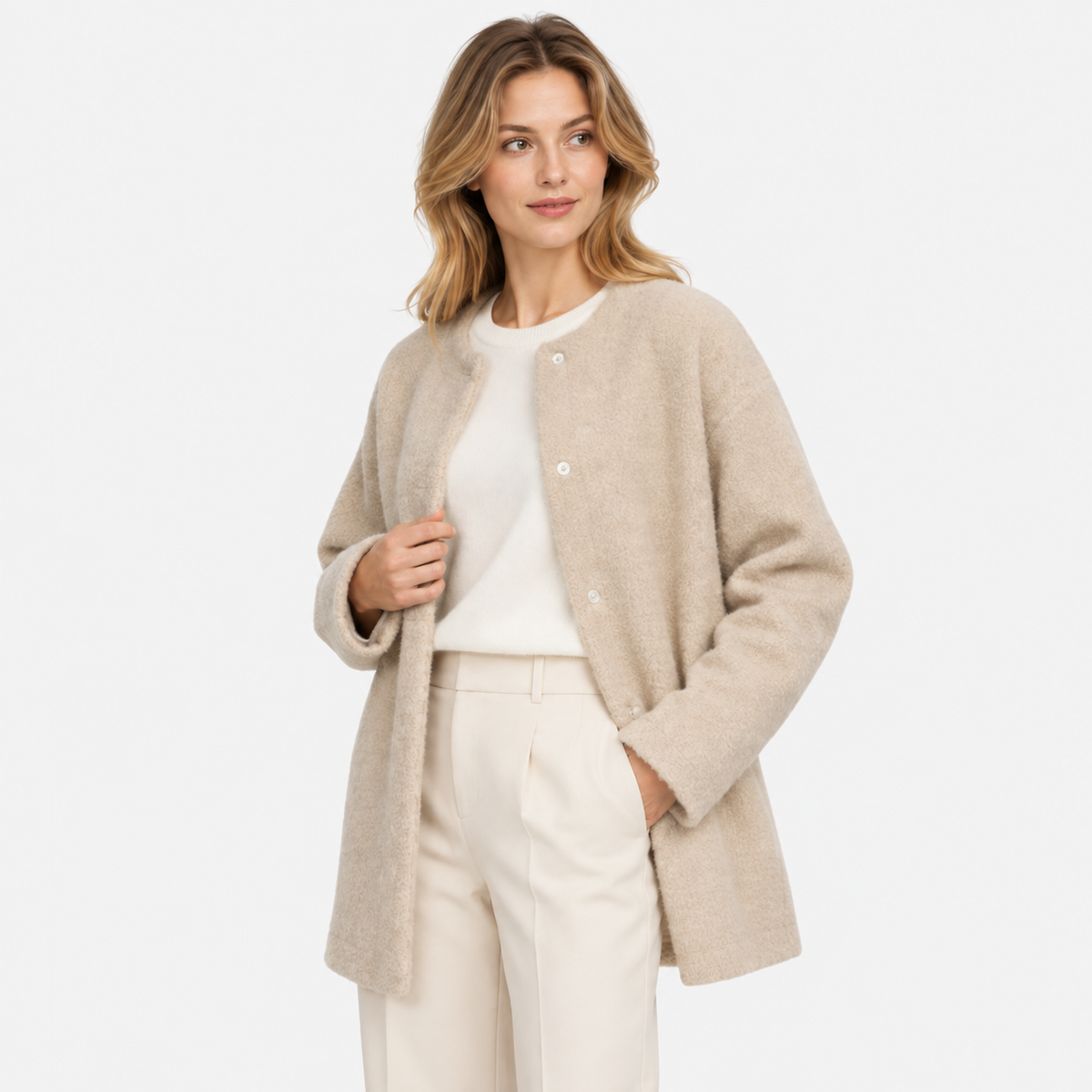Old Ashworth  | Women's Warm Button Up Knit Cardigan Everyday Layer