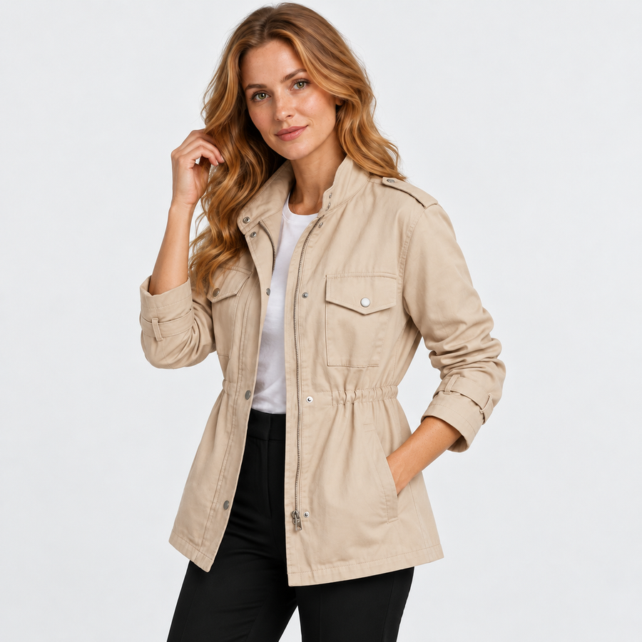 Old Ashworth | Women's Utility Jacket – Lightweight Everyday Wear