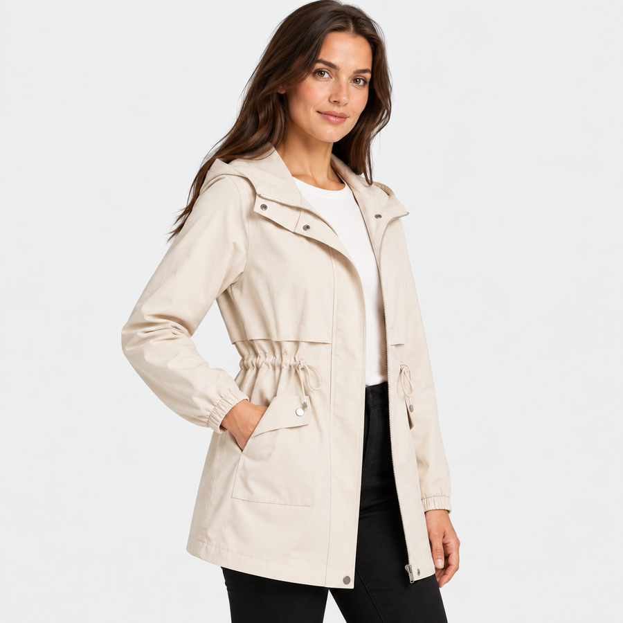 Old Ashworth | Women's Trench Coat – Hooded Weekend Wear
