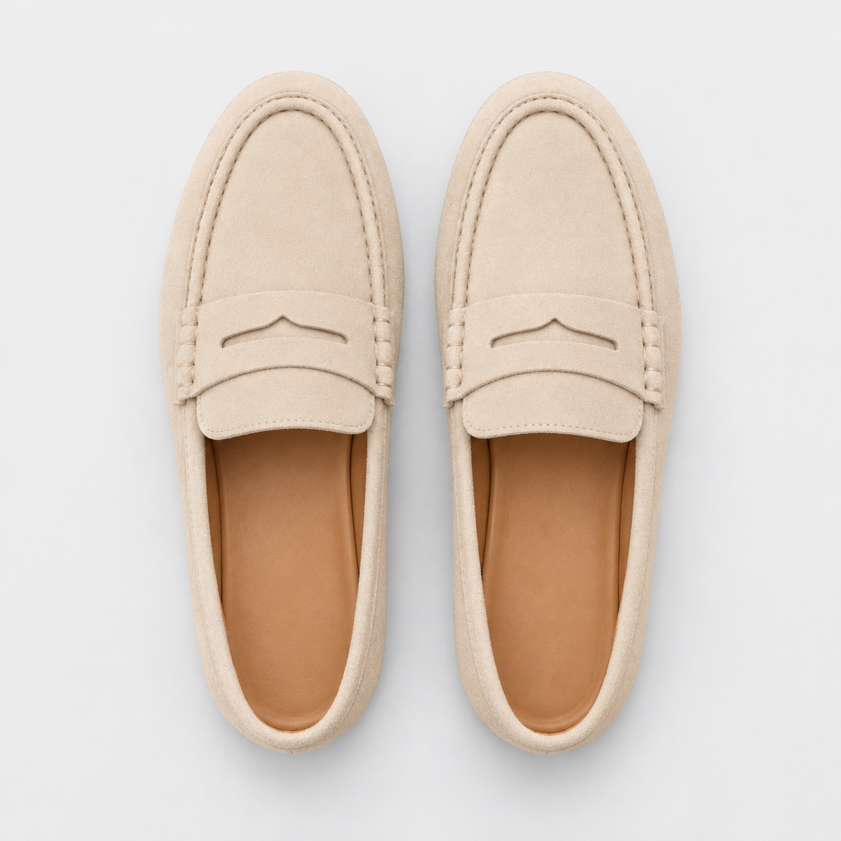 Old Ashworth | Men's Mule Loafers – Suede-Look Everyday Slip-On
