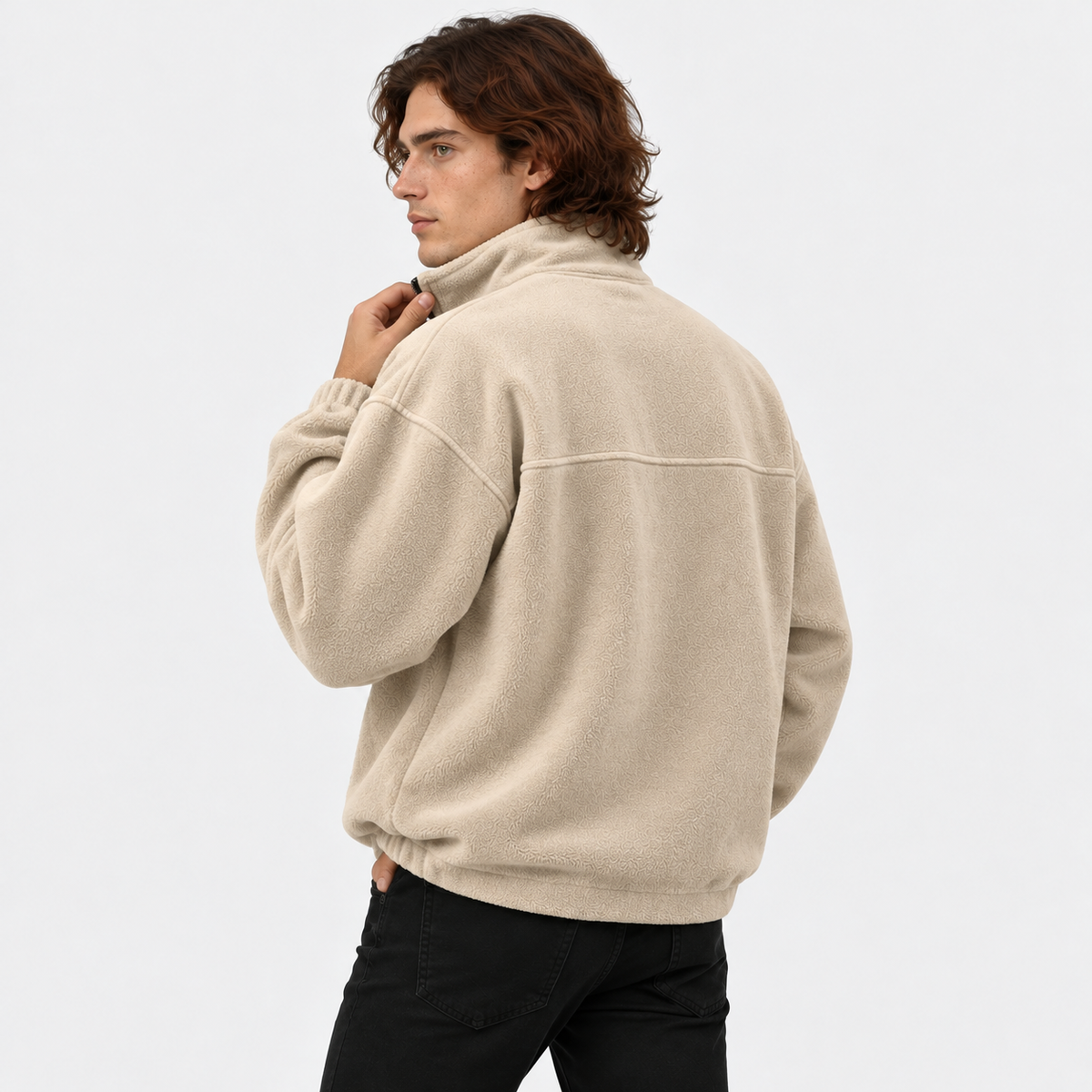 Old Ashworth | Men's Fleece Jacket – Full-Zip Everyday Layer