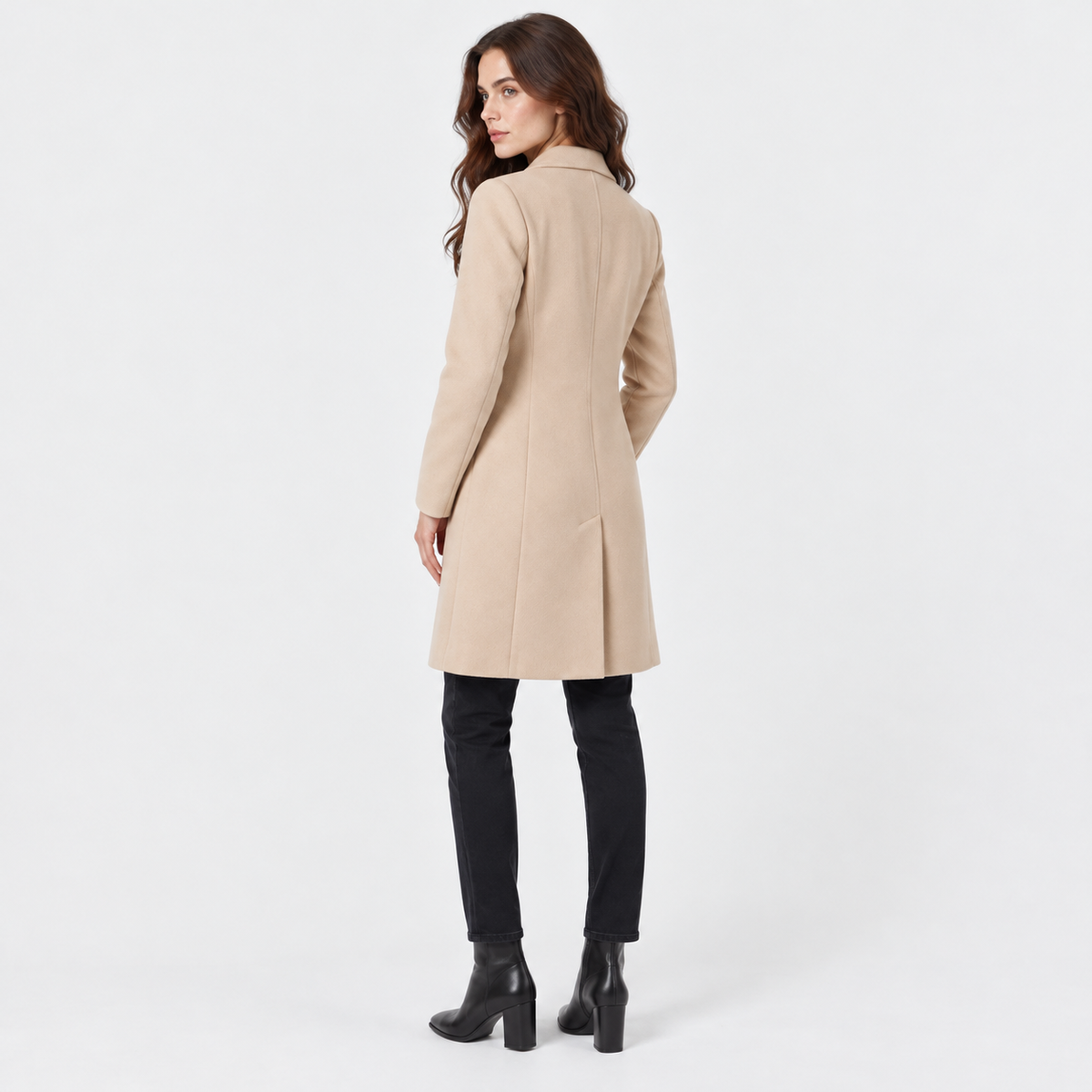Old Ashworth | Women's Long Coat – Straight Fit Seasonal Layering