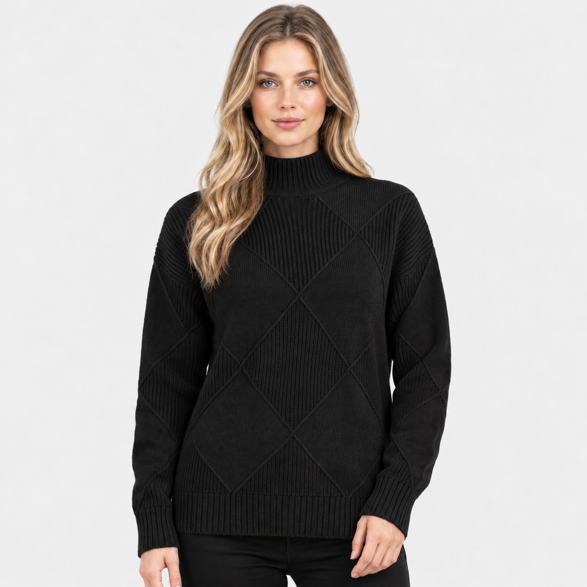 Old Ashworth | Women's Cashmere Jumper – Roll Neck