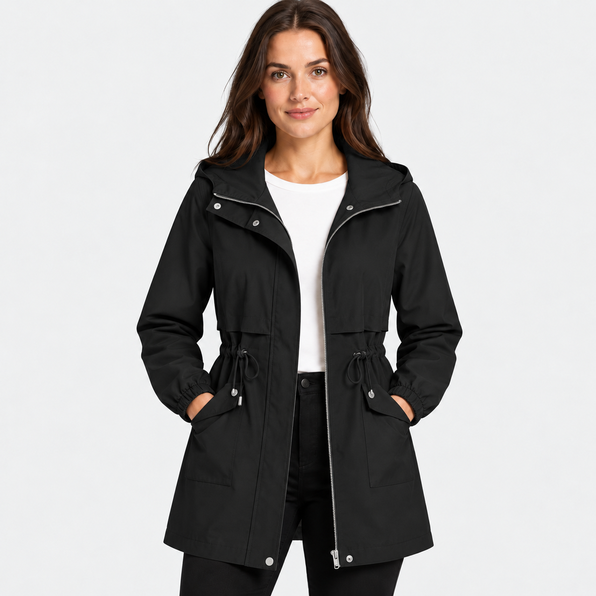 Old Ashworth | Women's Trench Coat – Hooded Weekend Wear