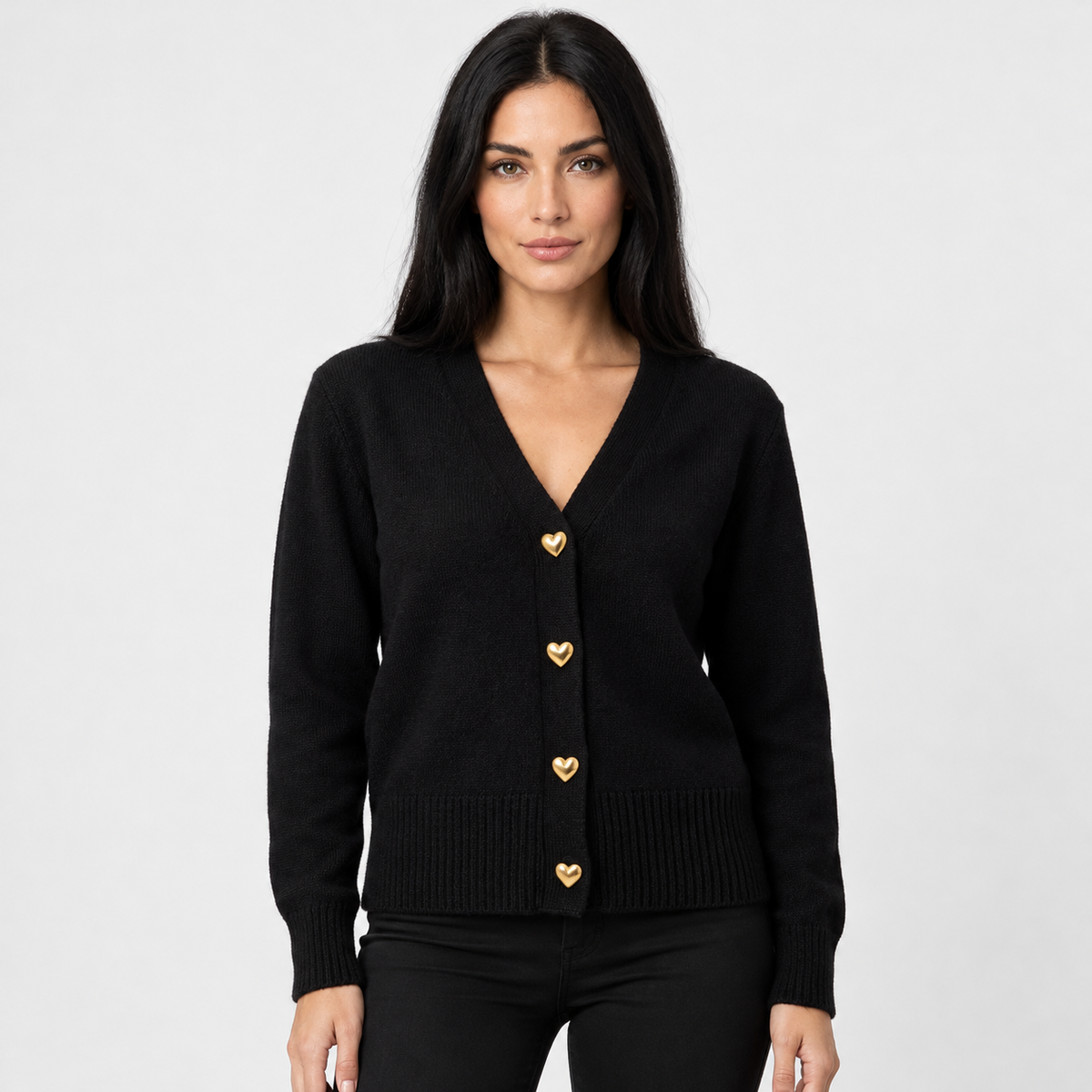 Old Ashworth | Women's Cardigan – Regular Fit with Long Sleeves