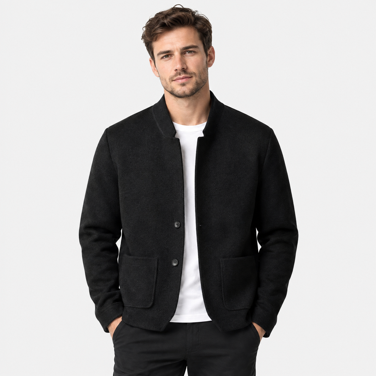 Old Ashworth  | Men's Wool Cardigan Sweater for Business Casual & Everyday Wear