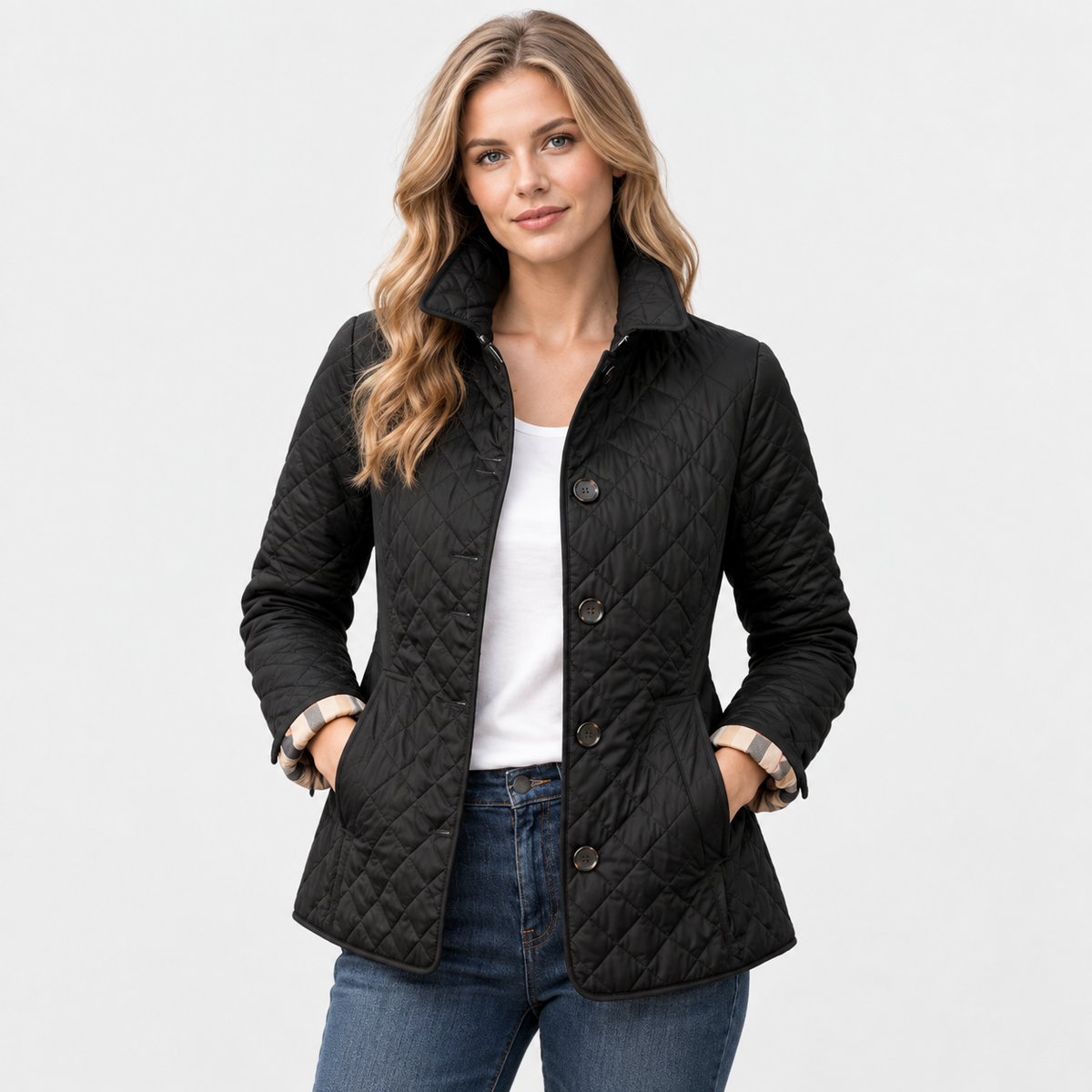 Old Ashworth | Women’s Lightweight Padded Jacket for Cool Weather