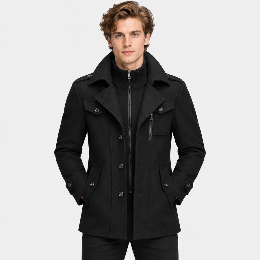 Old Ashworth | Men's Wool Jacket – Double Collar