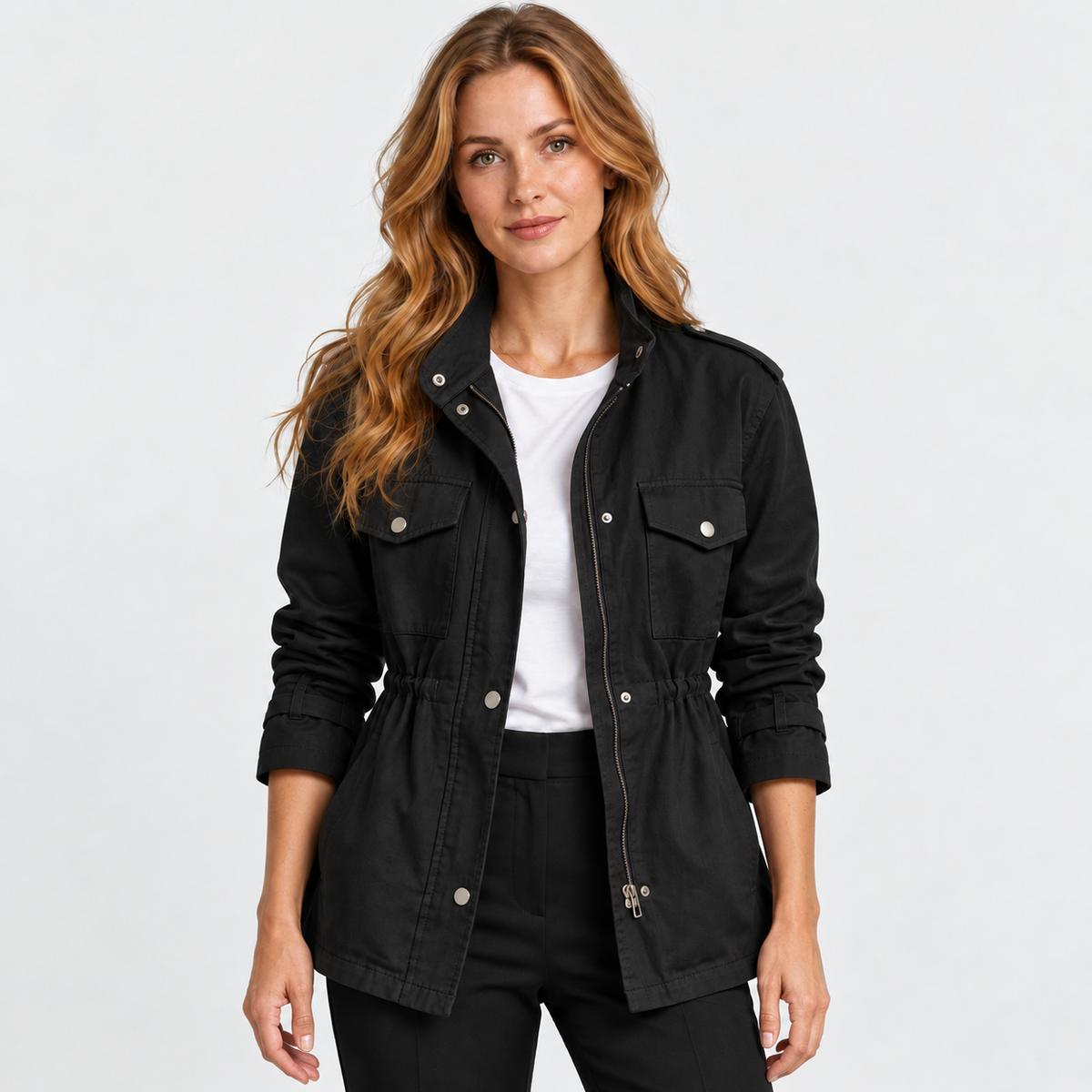 Old Ashworth | Women's Utility Jacket – Lightweight Everyday Wear