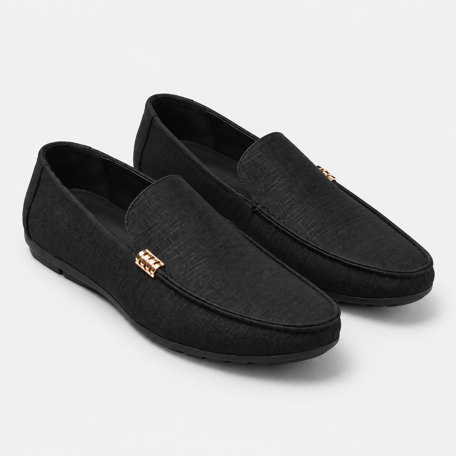 Old Ashworth | Men's Loafers – Canvas Slip-On Everyday Wear