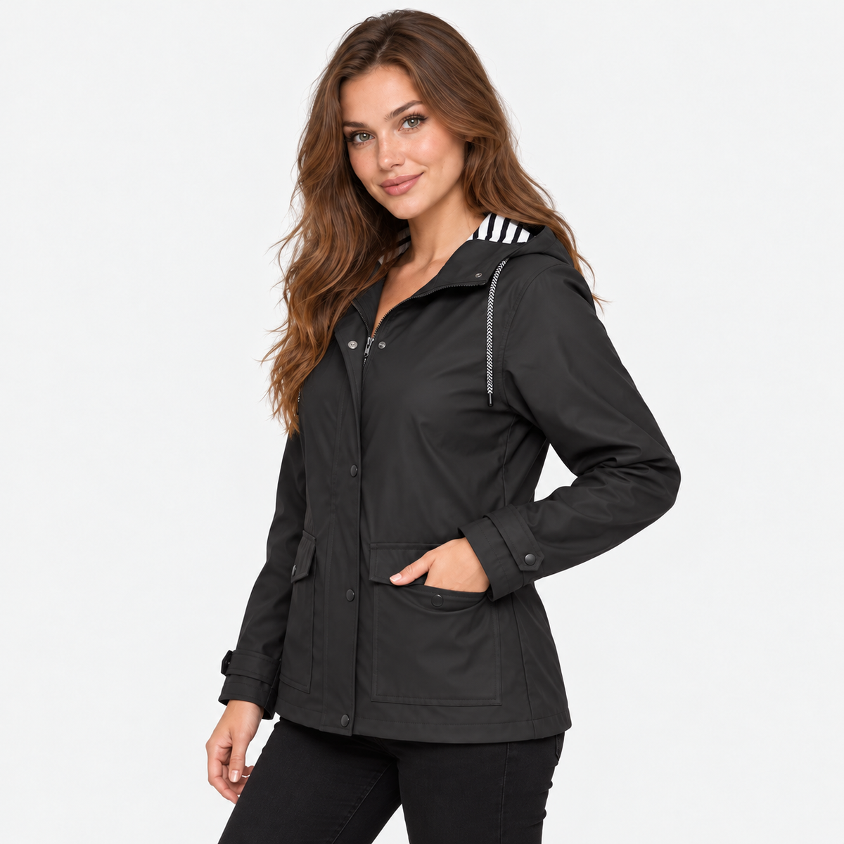 Old Ashworth | Women's Rain Jacket – Lightweight Waterproof