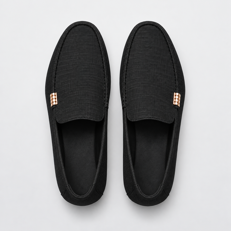 Old Ashworth | Men's Loafers – Canvas Slip-On Everyday Wear