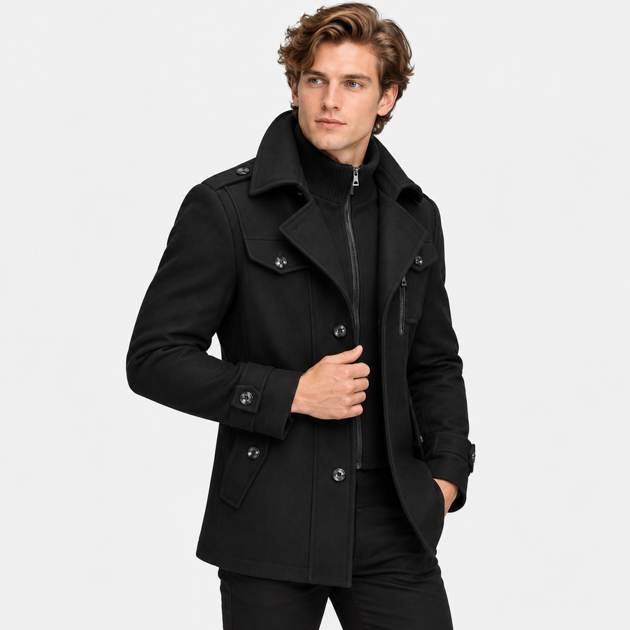 Old Ashworth | Men's Wool Jacket – Double Collar