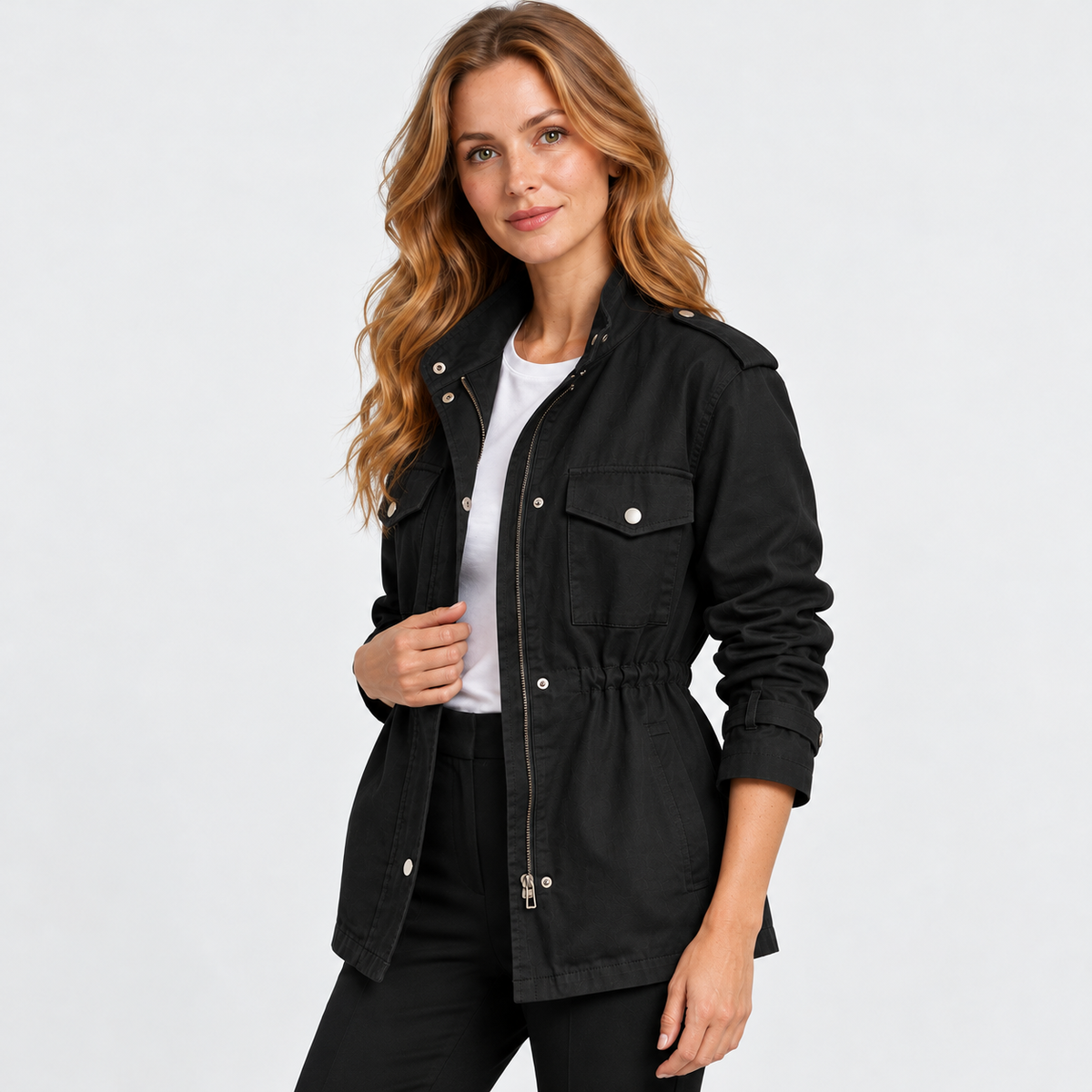 Old Ashworth | Women's Utility Jacket – Lightweight Everyday Wear