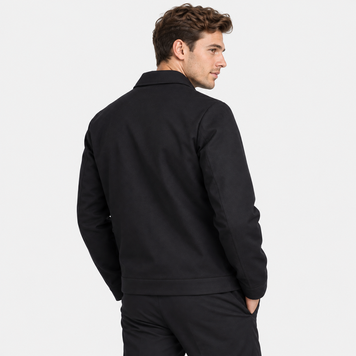 Old Ashworth | Men’s Lightweight Zip Jacket with Side Pockets