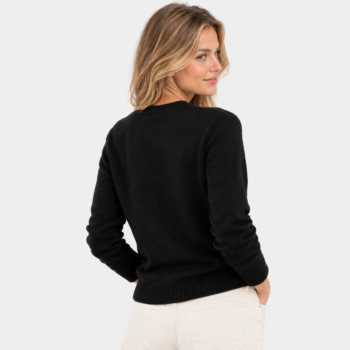 Old Ashworth  | Women's Button Front Cardigan Soft Knit Long Sleeve Sweater