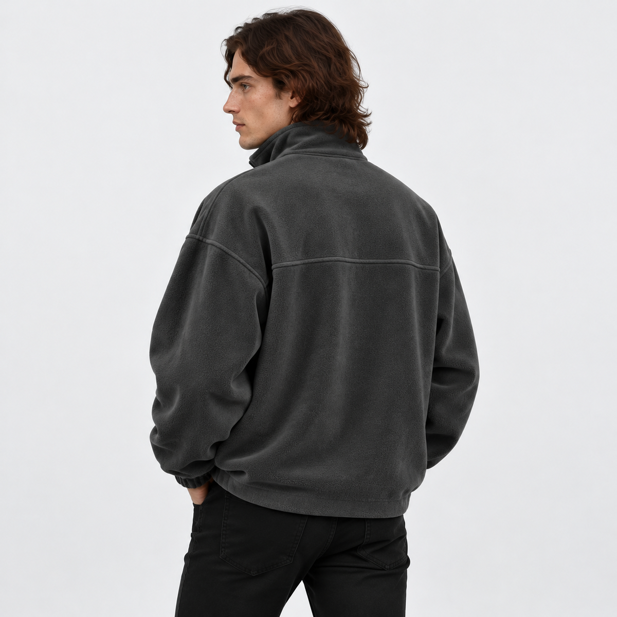 Old Ashworth | Men's Fleece Jacket – Full-Zip Everyday Layer