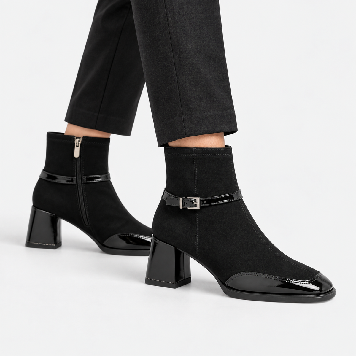 Old Ashworth  | Women's Low Heel Ankle Boots for Work & Casual Wear