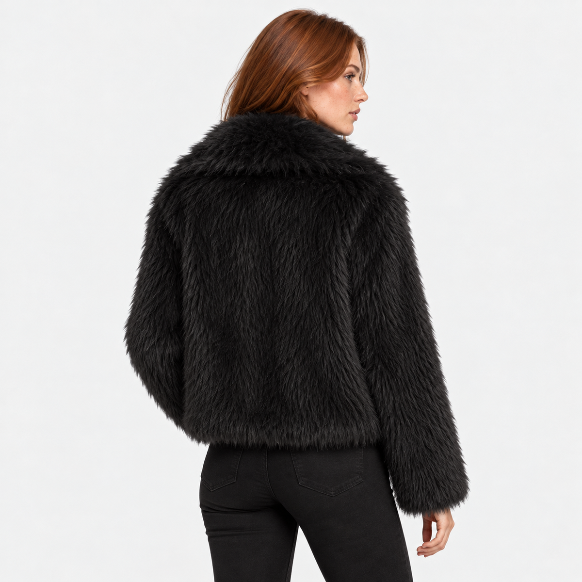 Old Ashworth | Women's Jacket – Faux Fur Warmth & Comfort