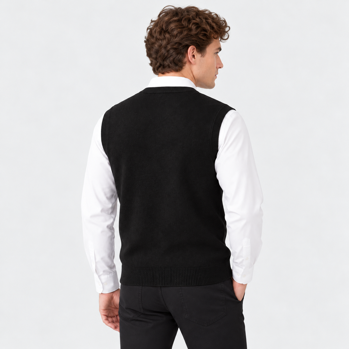 Old Ashworth | Men's Merino Wool Jumper Vest