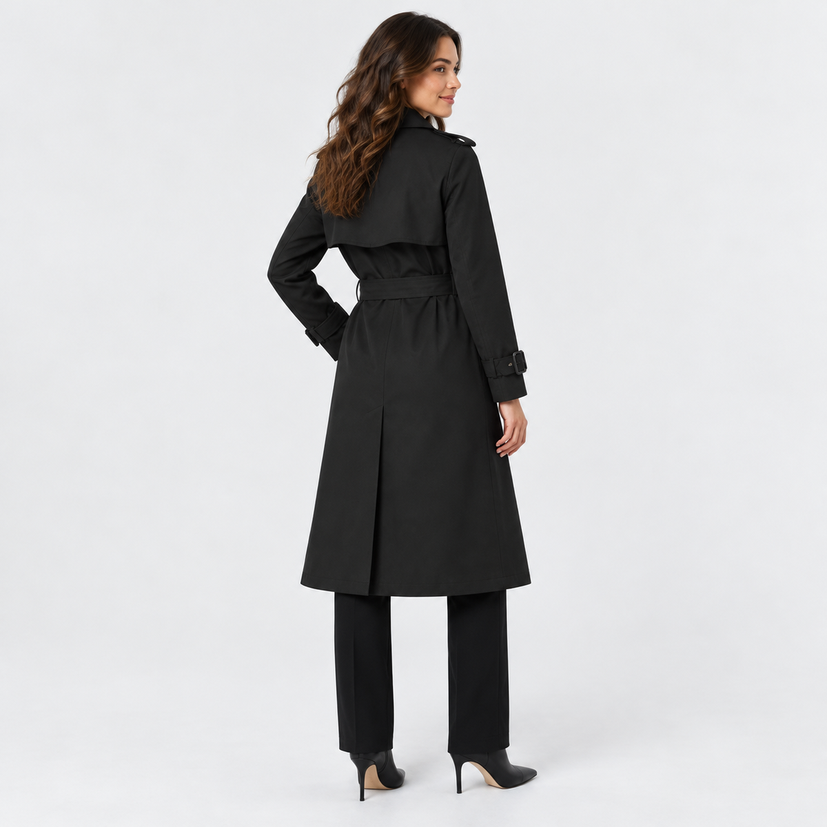 Old Ashworth | Women's Trench Coat – Relaxed Fit Everyday Wear