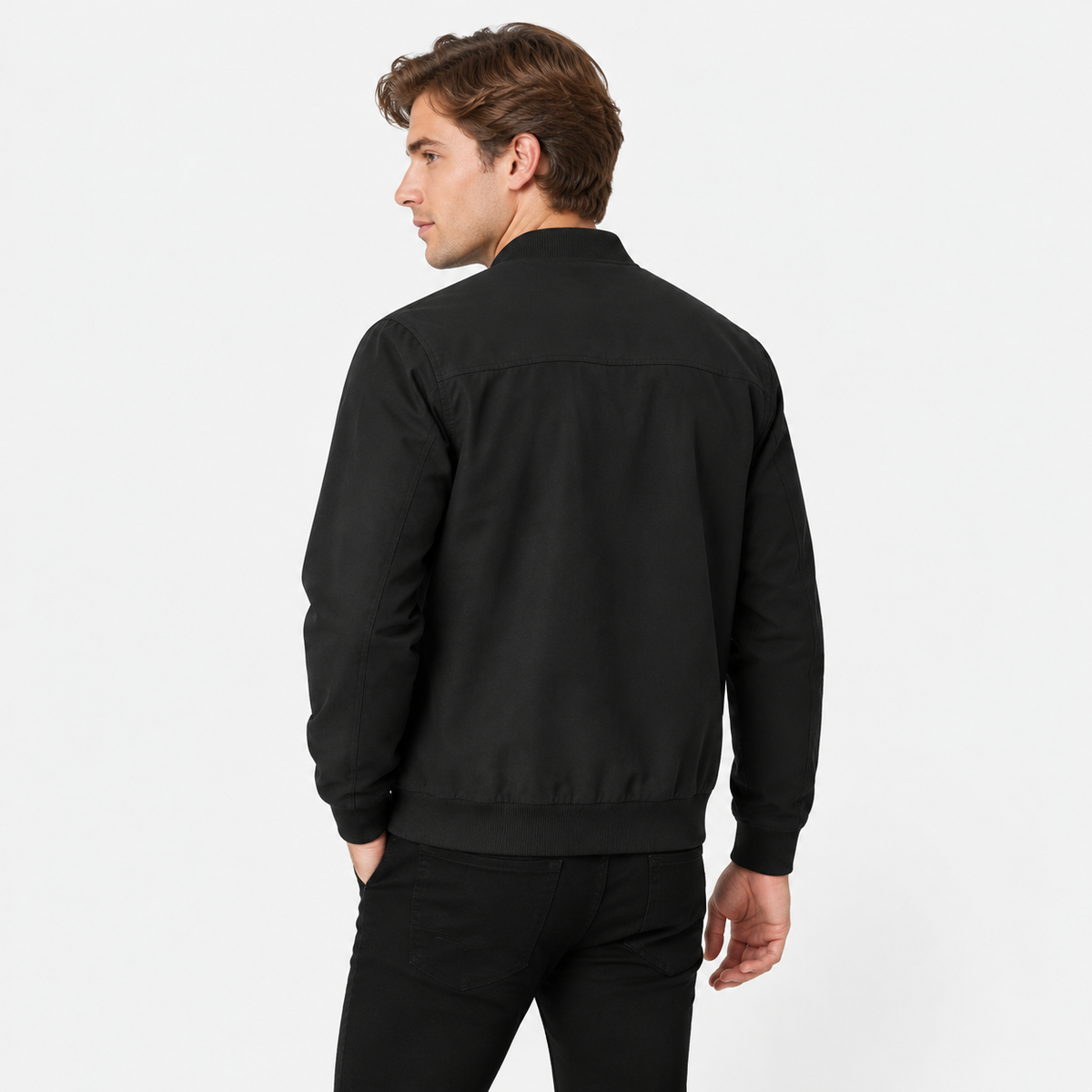 Old Ashworth | Men's Bomber Jacket – Lightweight Everyday Comfort