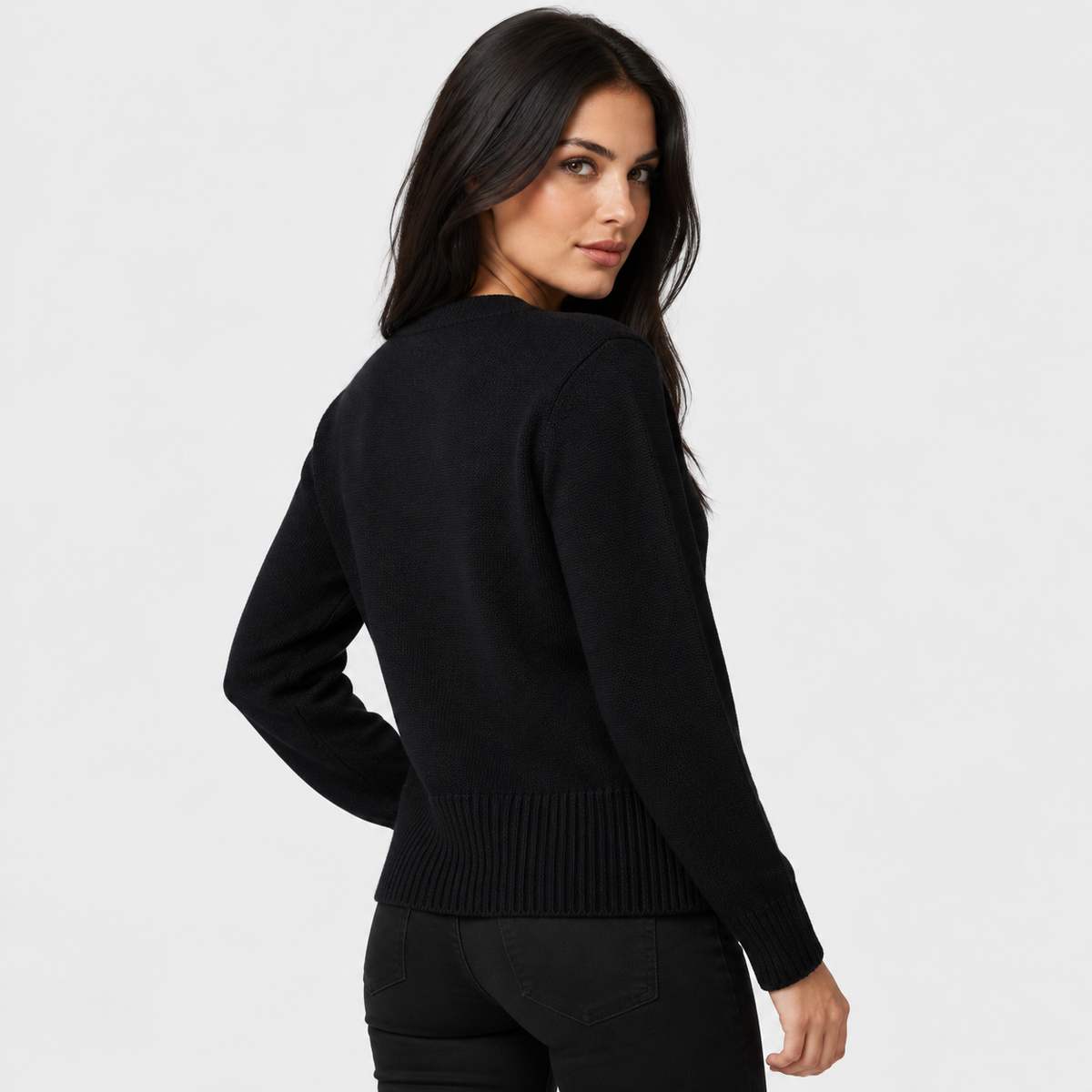 Old Ashworth | Women's Cardigan – Regular Fit with Long Sleeves