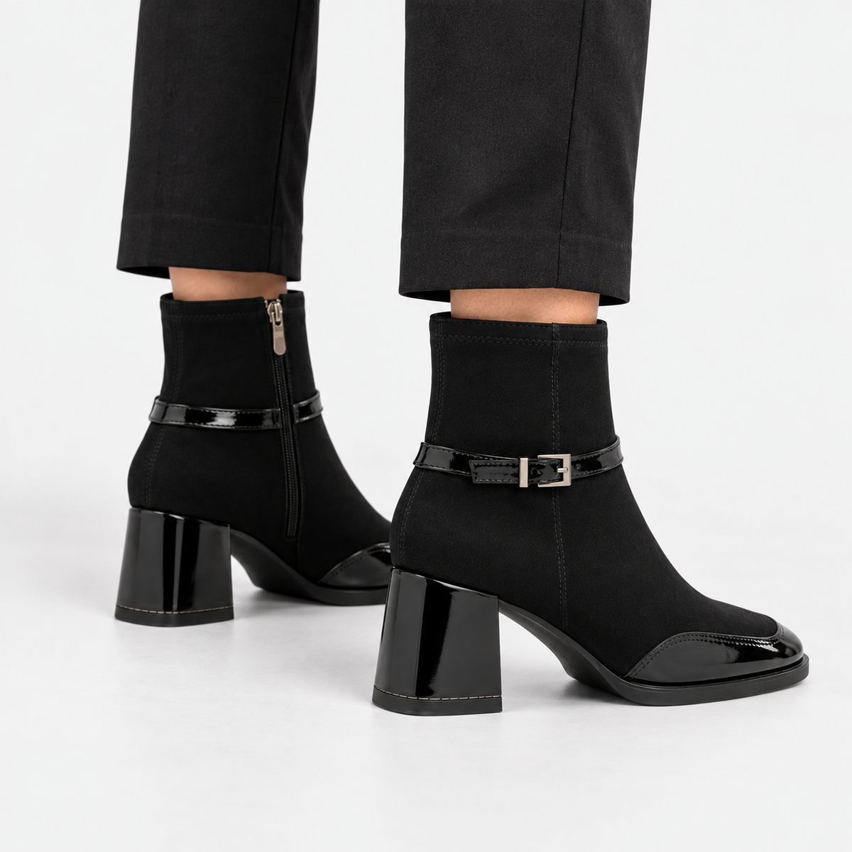 Old Ashworth  | Women's Low Heel Ankle Boots for Work & Casual Wear