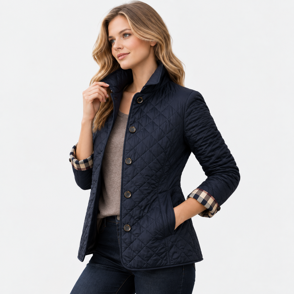 Old Ashworth | Women’s Lightweight Padded Jacket for Cool Weather
