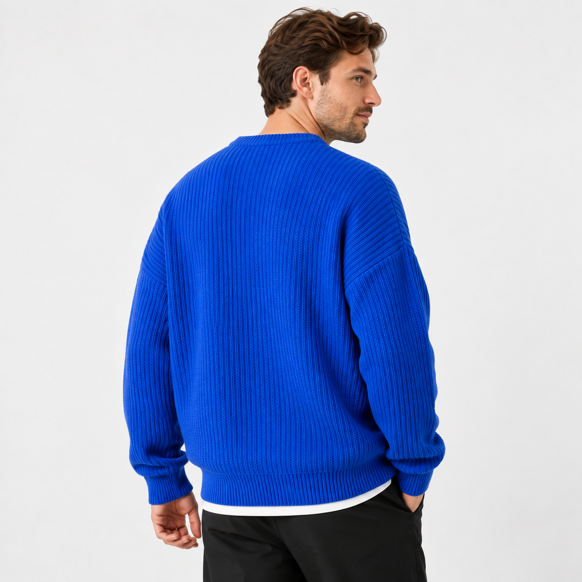 Old Ashworth  | Men's Crew Neck Sweater for Business Casual & Everyday Wear