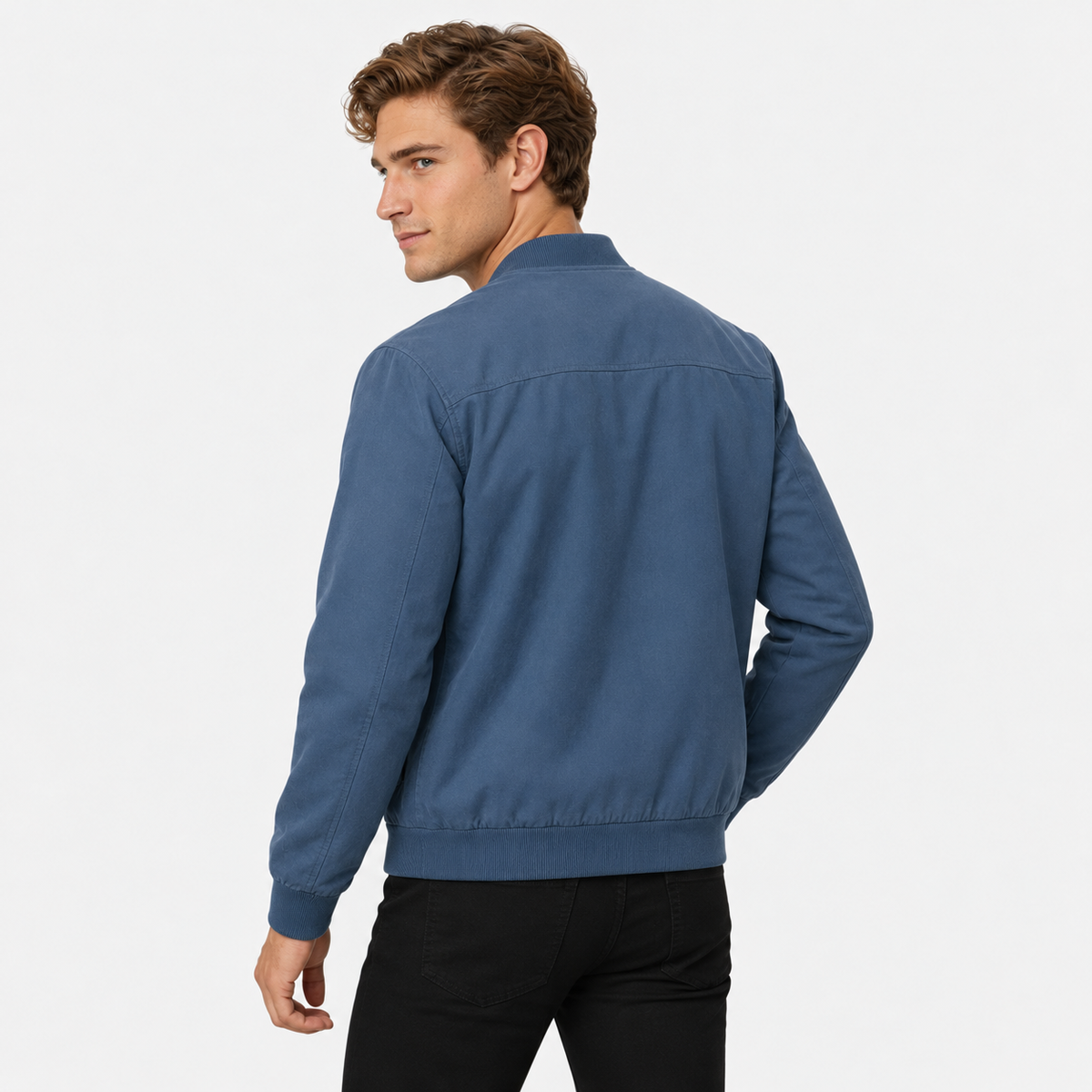 Old Ashworth | Men's Bomber Jacket – Lightweight Everyday Comfort