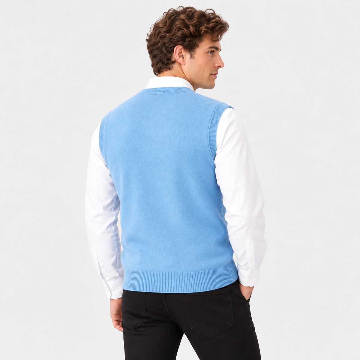 Old Ashworth | Men's Merino Wool Jumper Vest