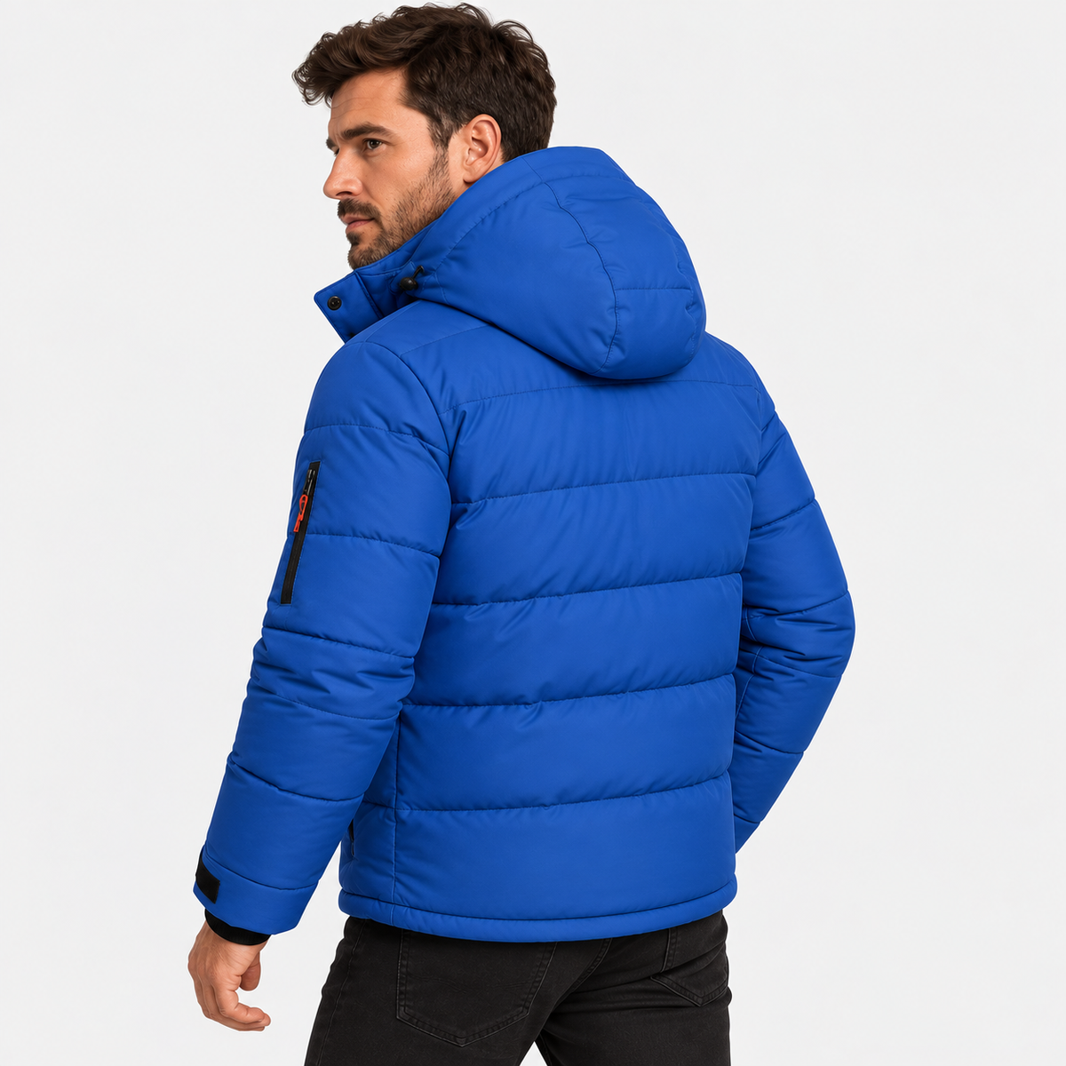 Old Ashworth | Men’s Warm Puffer Jacket for Cold Winter Weather