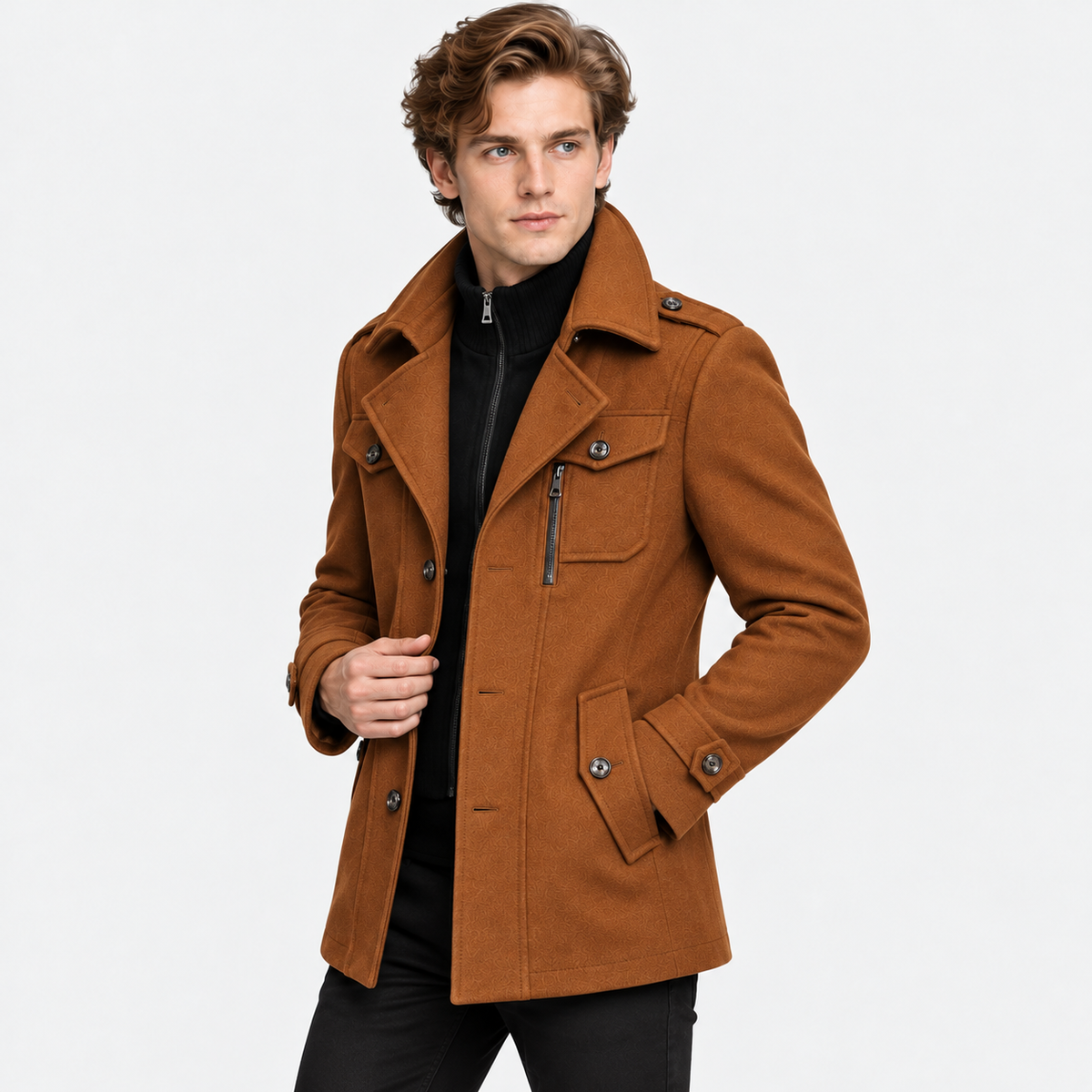 Old Ashworth | Men's Wool Jacket – Double Collar
