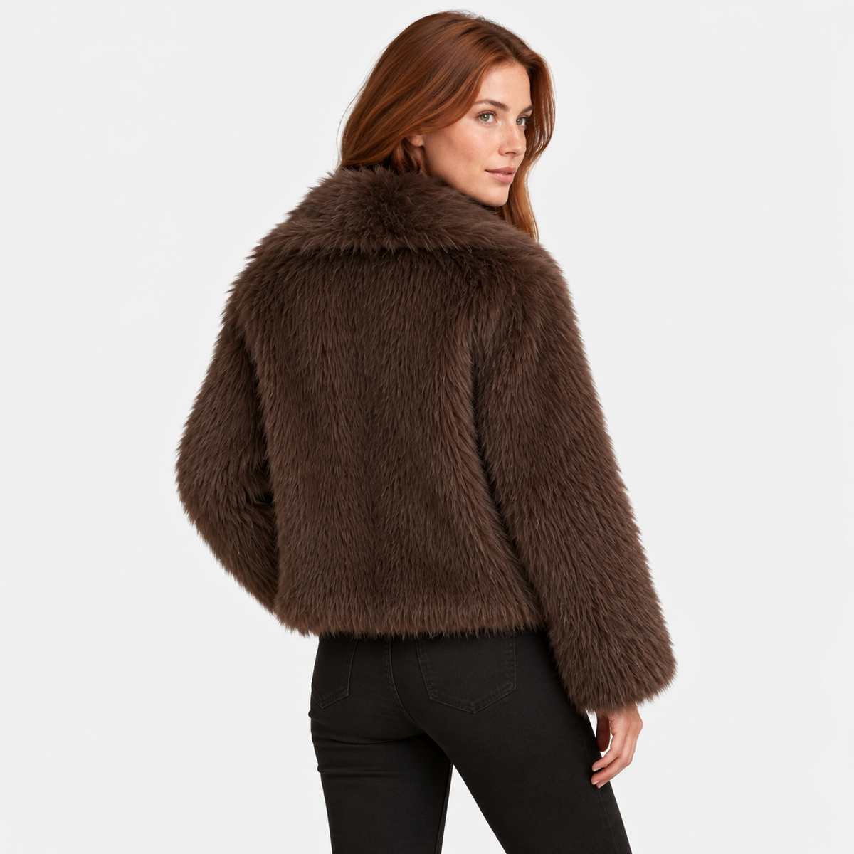 Old Ashworth | Women's Jacket – Faux Fur Warmth & Comfort