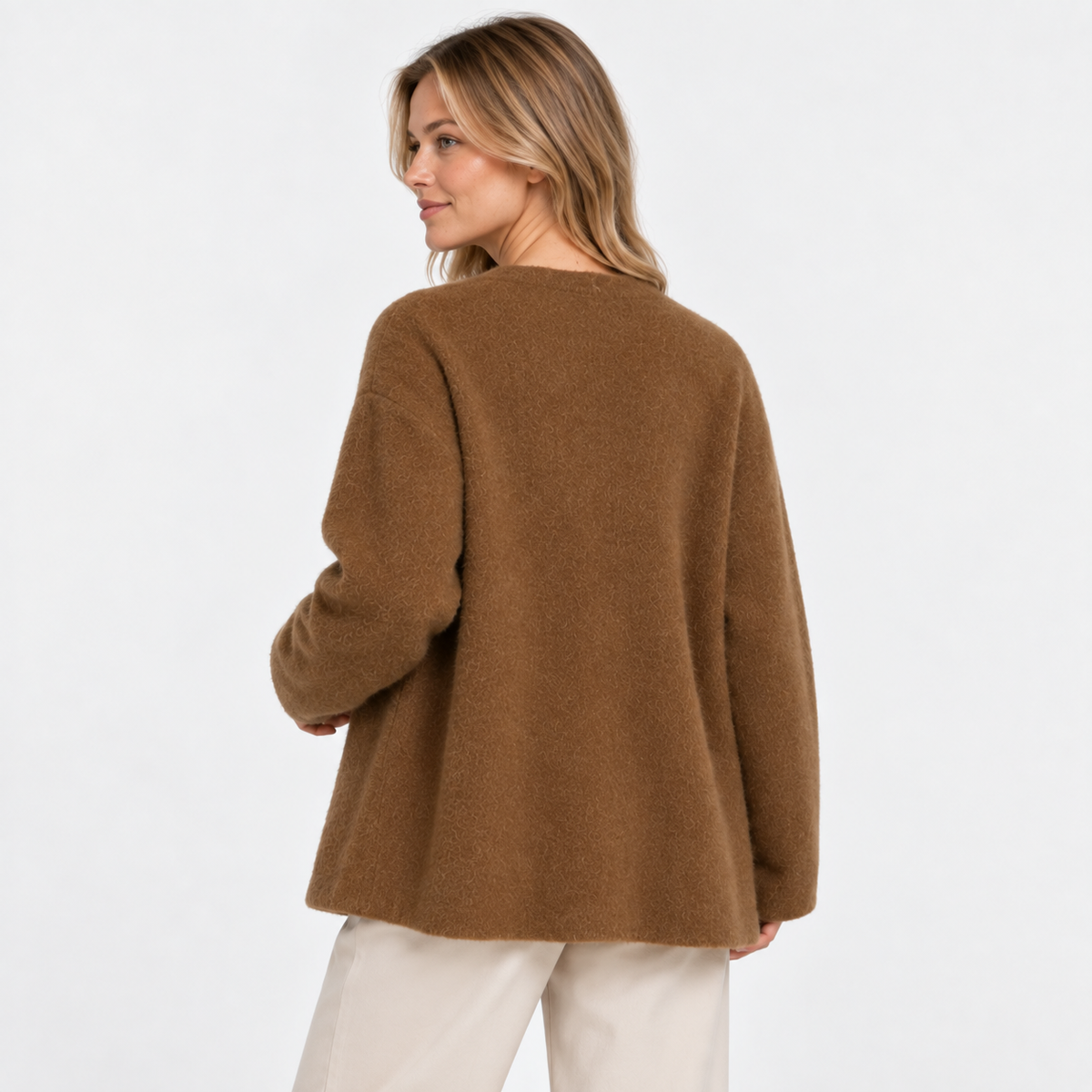 Old Ashworth  | Women's Warm Button Up Knit Cardigan Everyday Layer