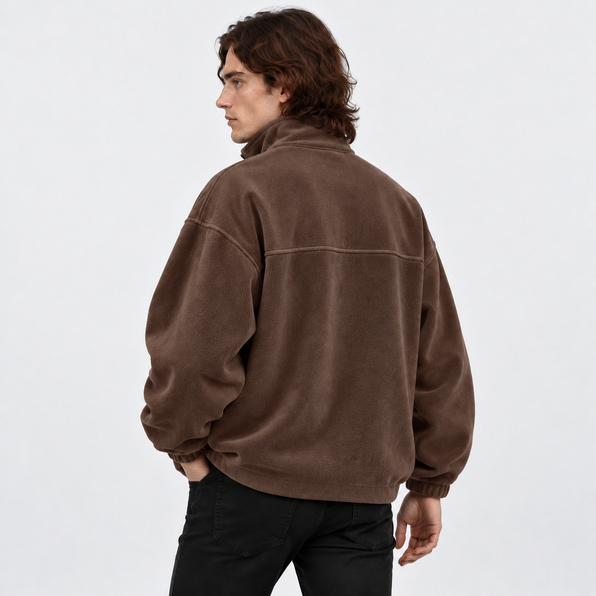 Old Ashworth | Men's Fleece Jacket – Full-Zip Everyday Layer