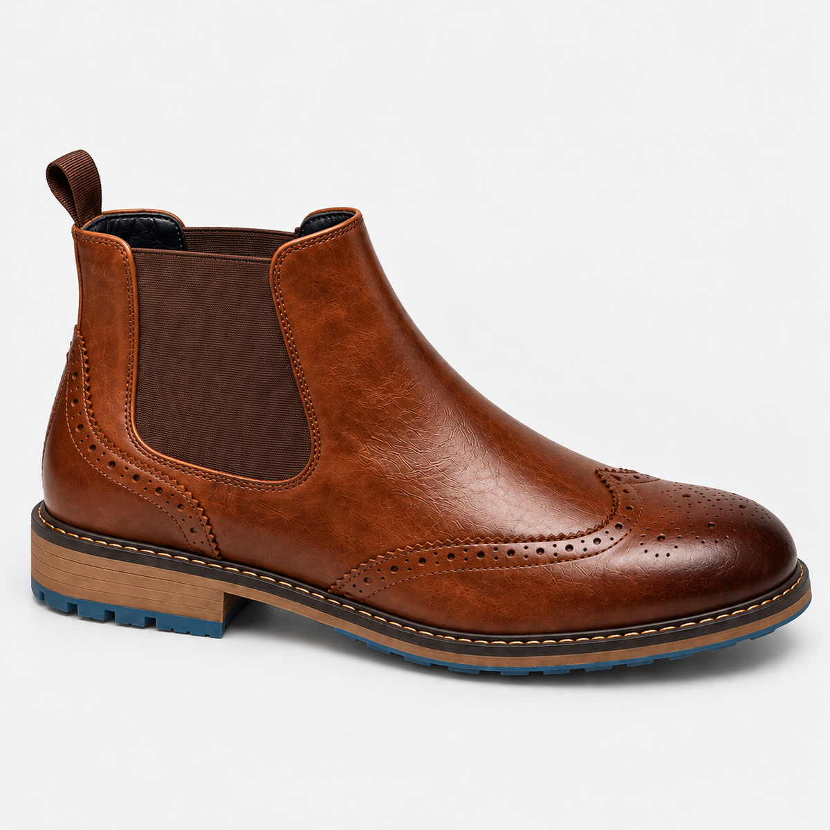 Old Ashworth | Men's Chelsea Boots – Brogue Smart Casual Wear