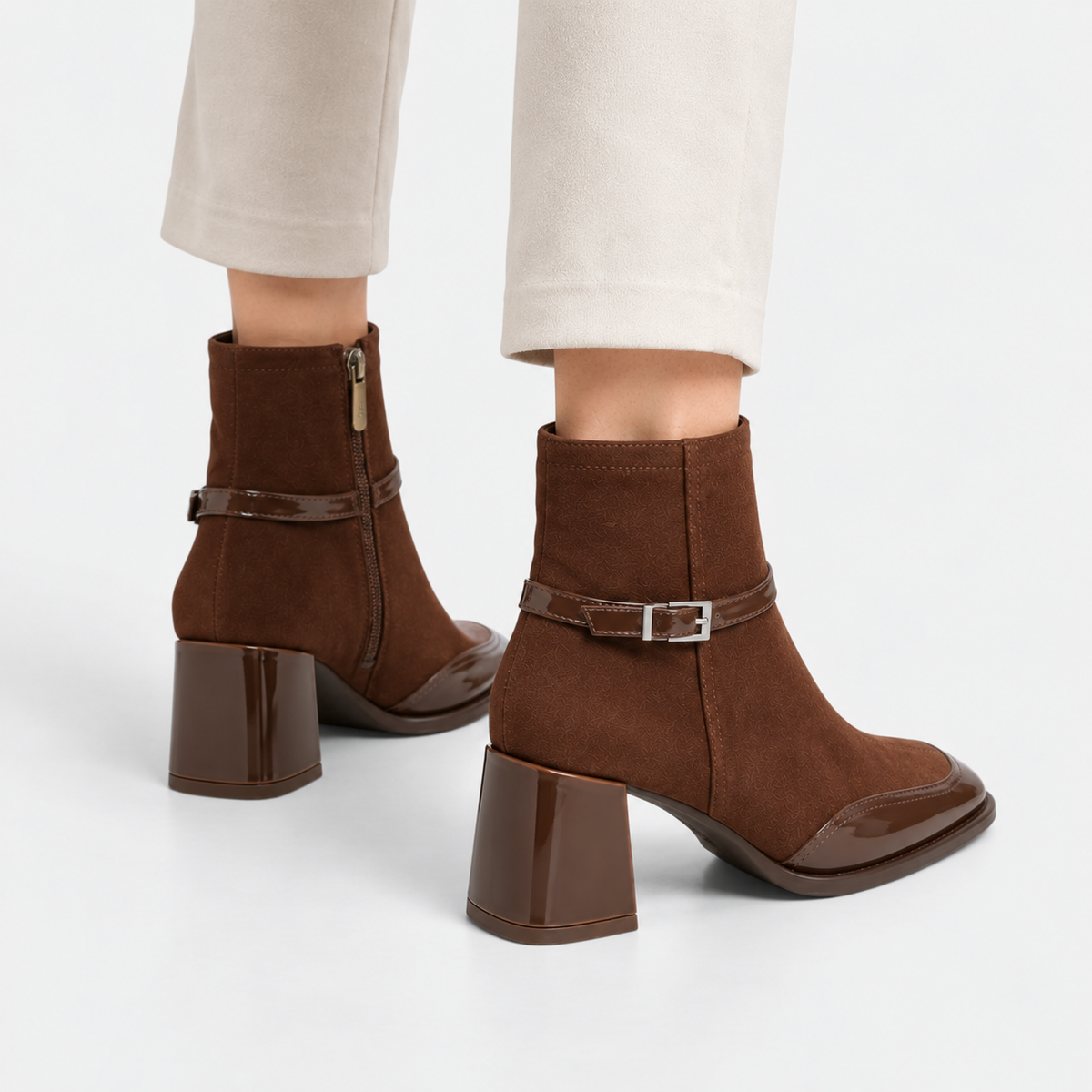Old Ashworth  | Women's Low Heel Ankle Boots for Work & Casual Wear