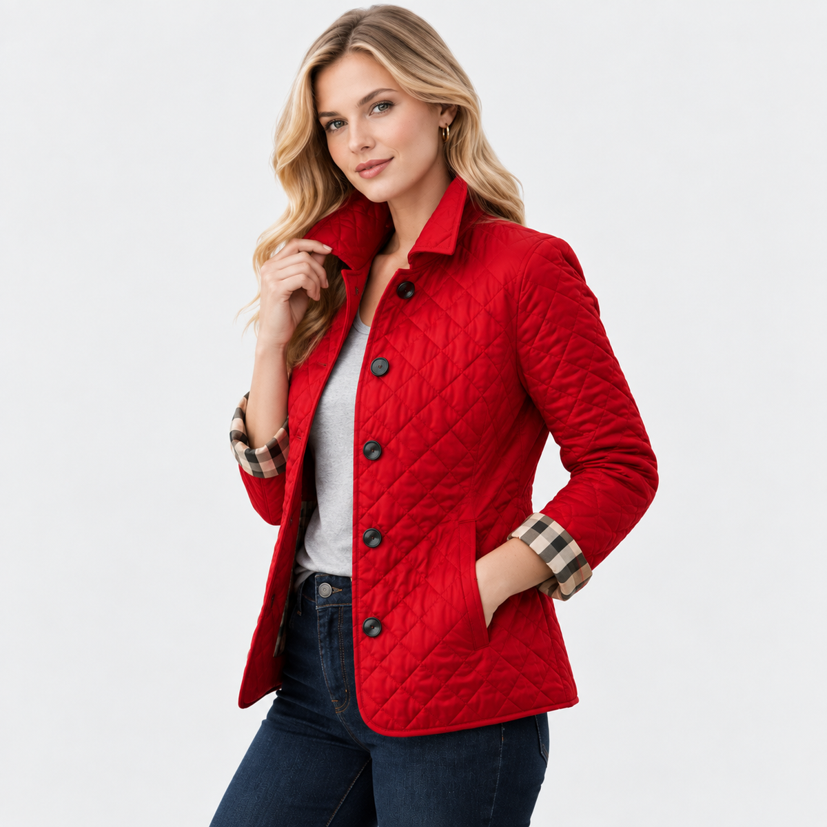 Old Ashworth | Women’s Lightweight Padded Jacket for Cool Weather