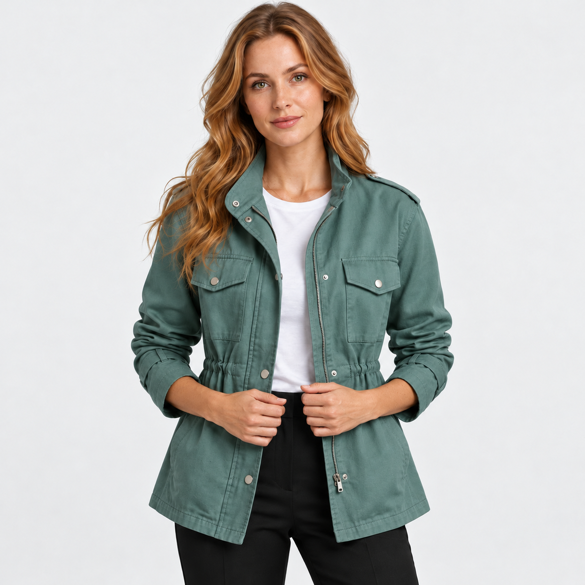 Old Ashworth | Women's Utility Jacket – Lightweight Everyday Wear