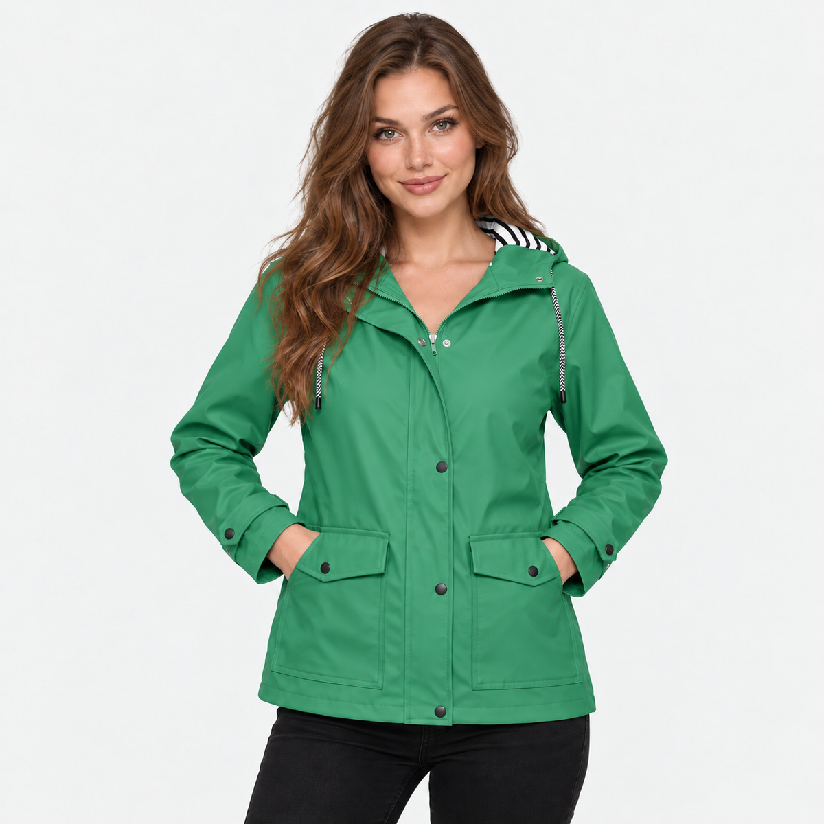 Old Ashworth | Women's Rain Jacket – Lightweight Waterproof