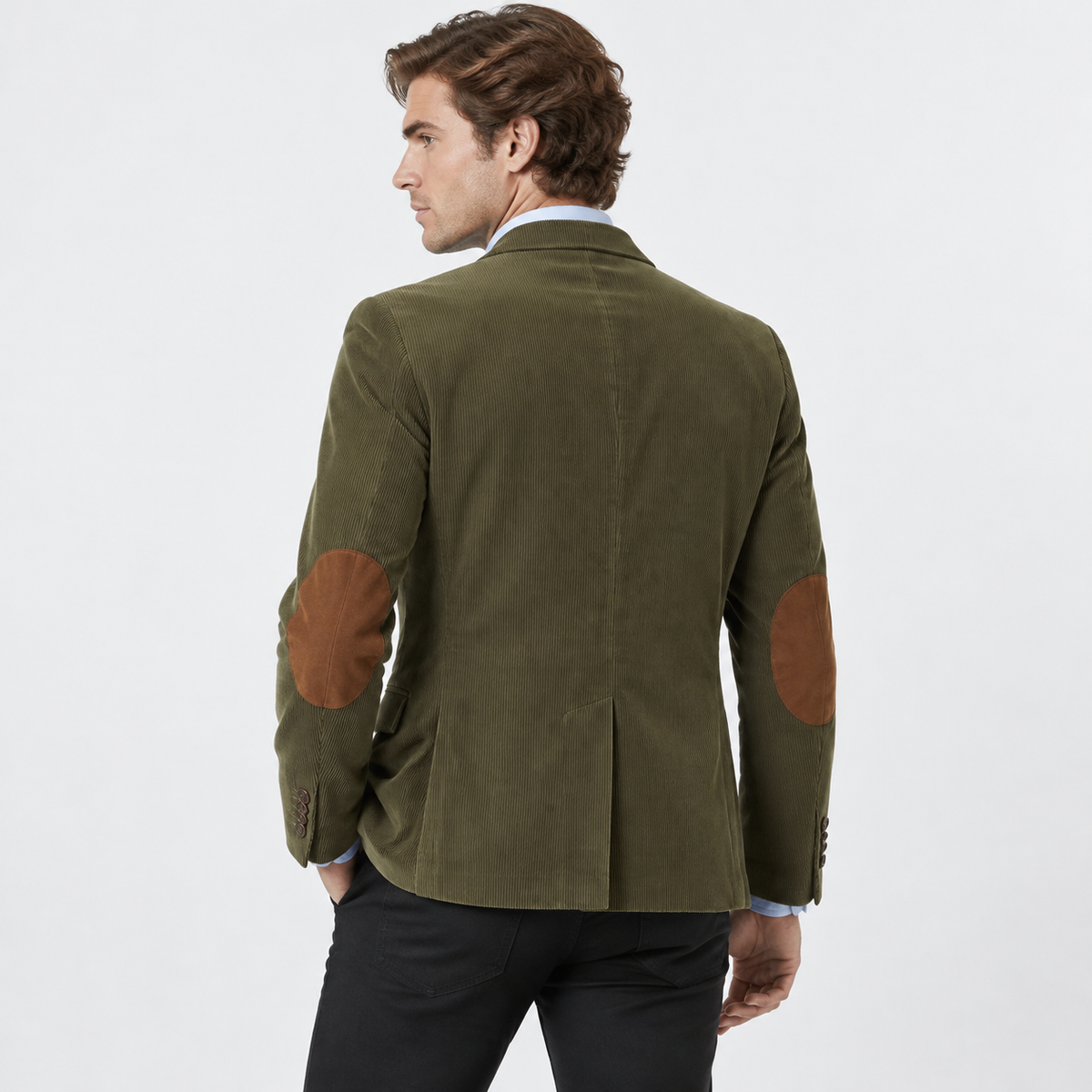 Old Ashworth | Men's Corduroy Blazer with Elbow Patches